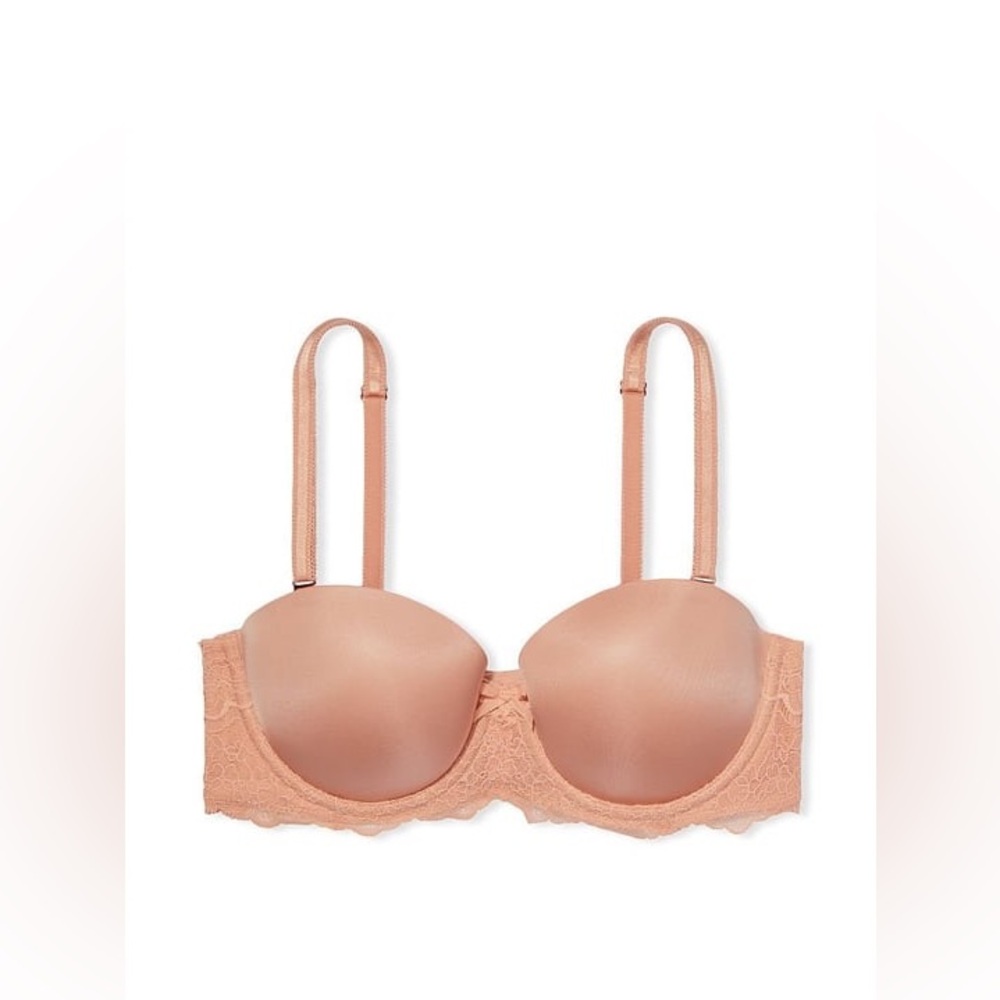 Victoria's Secret Dream Angels Multi-Way Lace Bra in Praline Women's size 32C